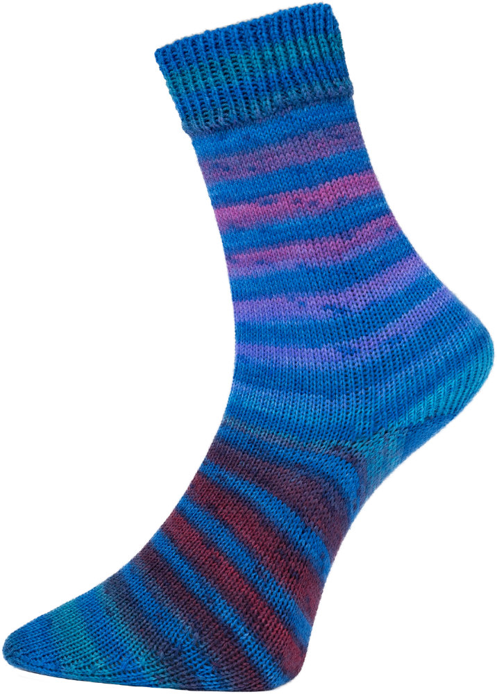 Paint Socks von Woolly Hugs 0209 - royal/türkis