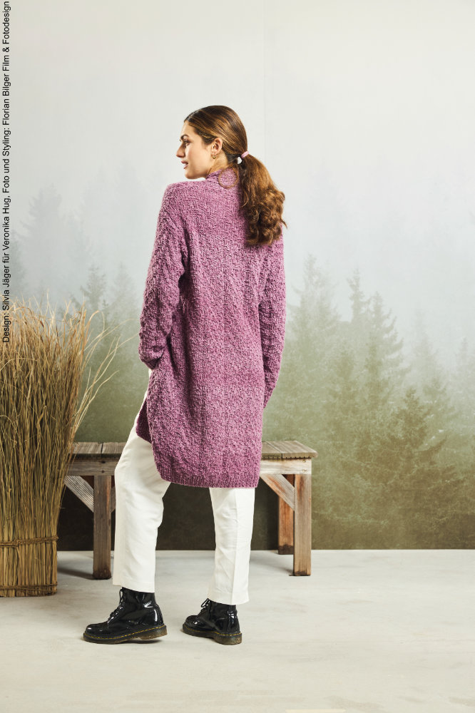 Jacke im Strukturmuster | Anleitungsheft | Wolle SHEEP  | Stricken | Veronika Hug, Woolly Hugs, Christophorus Verlag