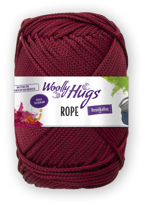 Rope von Woolly Hugs 0038 - bordeaux