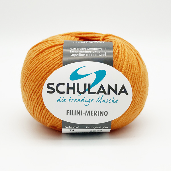 Filini-Merino von Schulana 0074 - orange