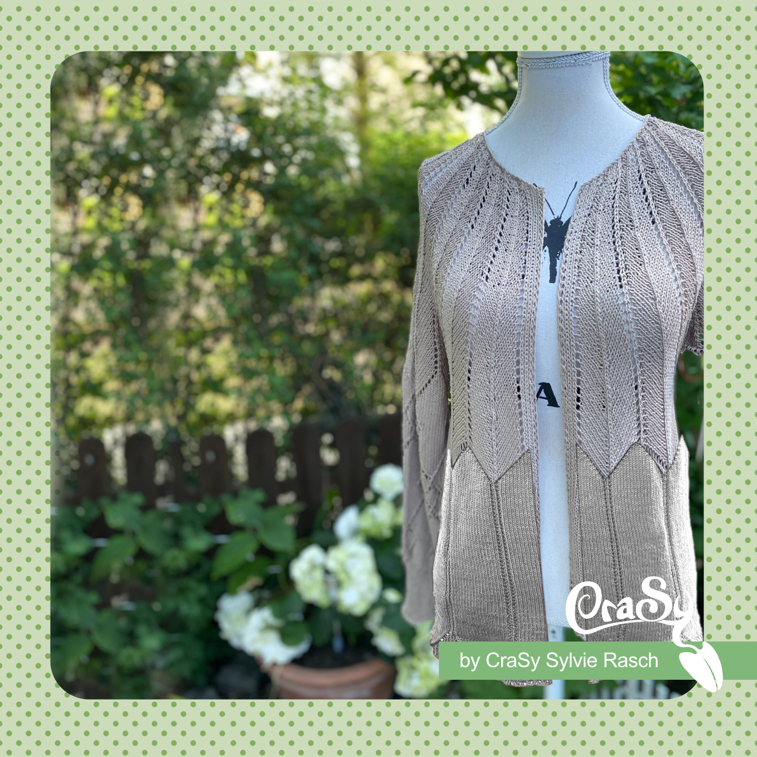 Jacke Summer-Joy | Anleitung | Wolle Club Linie 23  | Stricken | Sylvie Rasch