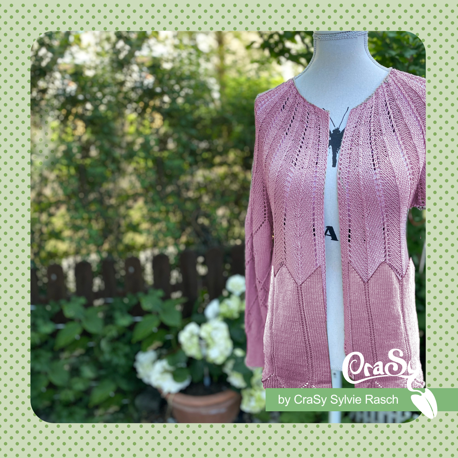 Jacke Summer-Joy | Anleitung | Wolle Club Linie 23  | Stricken | Sylvie Rasch