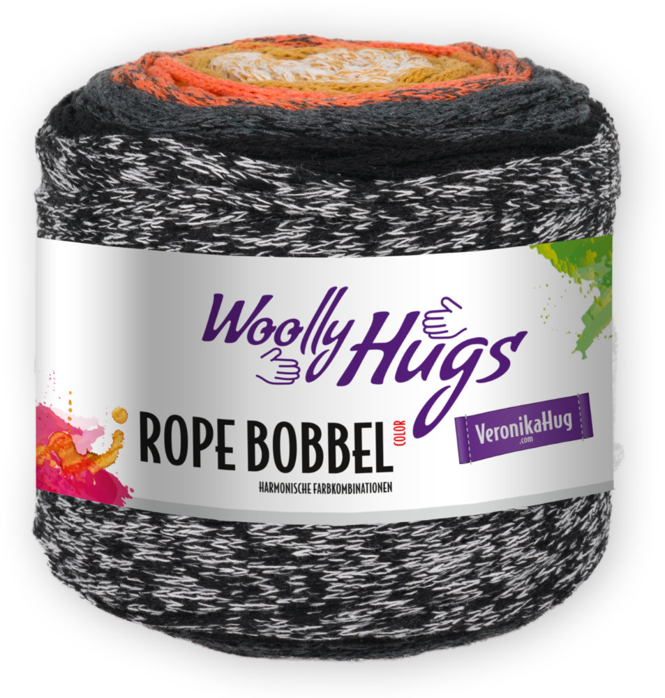 Rope Bobbel von Woolly Hugs 0104 - gelb / orange