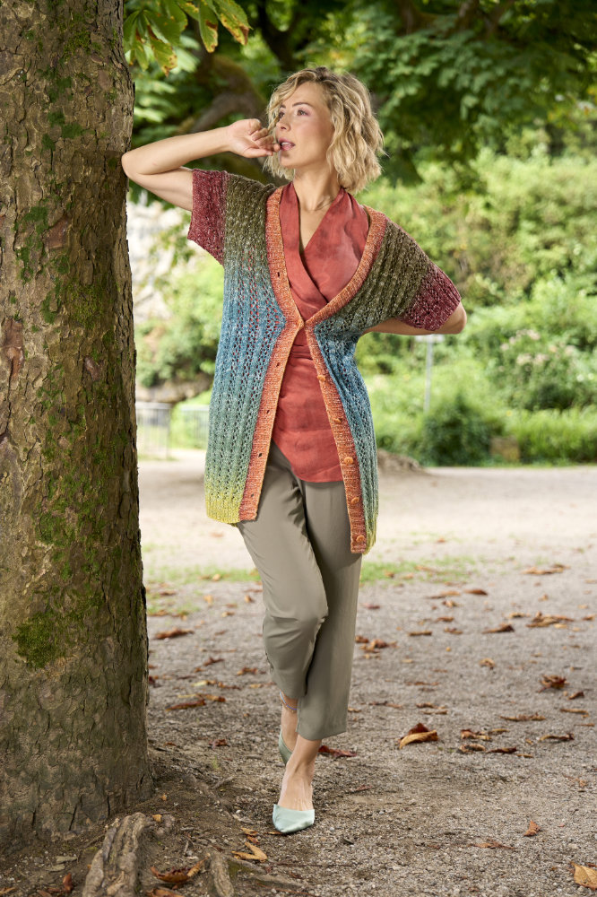 Cardigan mit Ajourmuster | Anleitungsheft | Wolle 1-2-3 Ideen  | Stricken | Pro Lana, Silvia Jäger, Andel Konrad