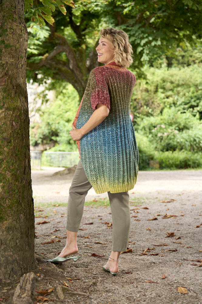 Cardigan mit Ajourmuster | Anleitungsheft | Wolle 1-2-3 Ideen  | Stricken | Pro Lana, Silvia Jäger, Andel Konrad