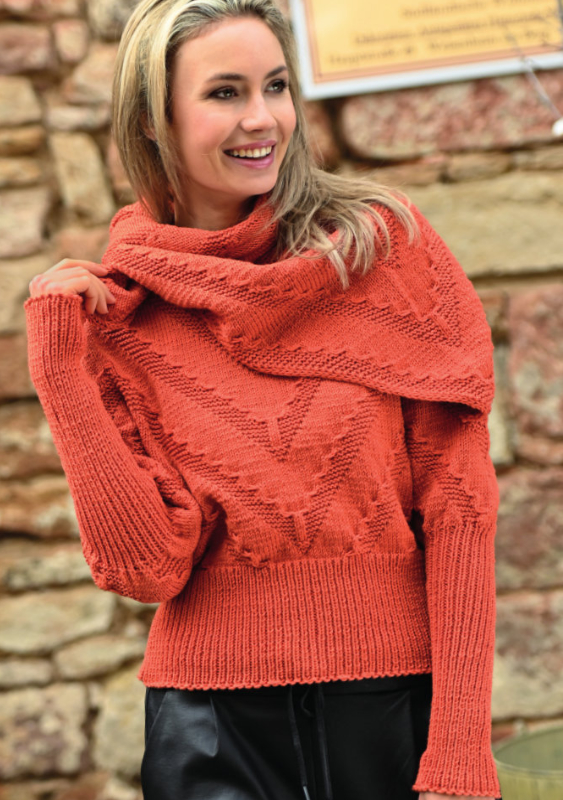 Pullover und Dreiecktuch | Anleitungsheft + Wolle Starwool Linie 4  | Stricken | ONline