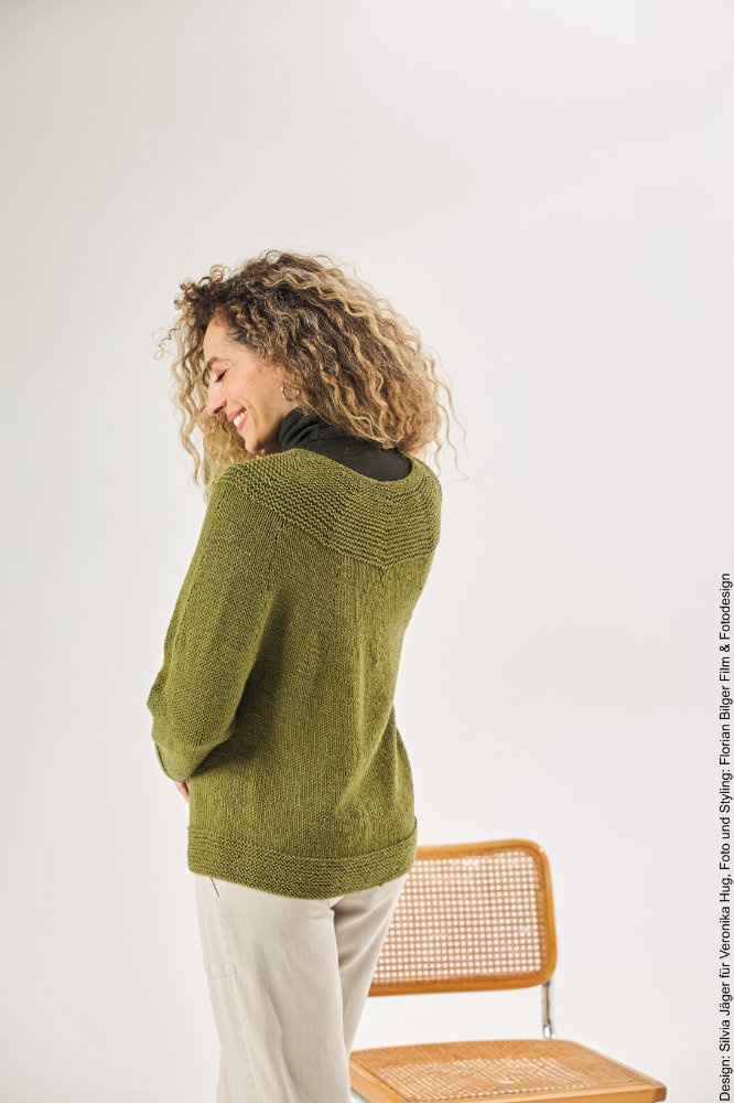 Pulli Blickfang Schulter | Anleitungsheft | Wolle Merino Stretch  | Stricken | Veronika Hug, Woolly Hugs, Christophorus Verlag