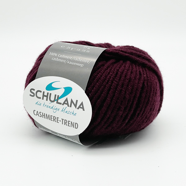 Cashmere-Trend von Schulana 0693 bordeaux