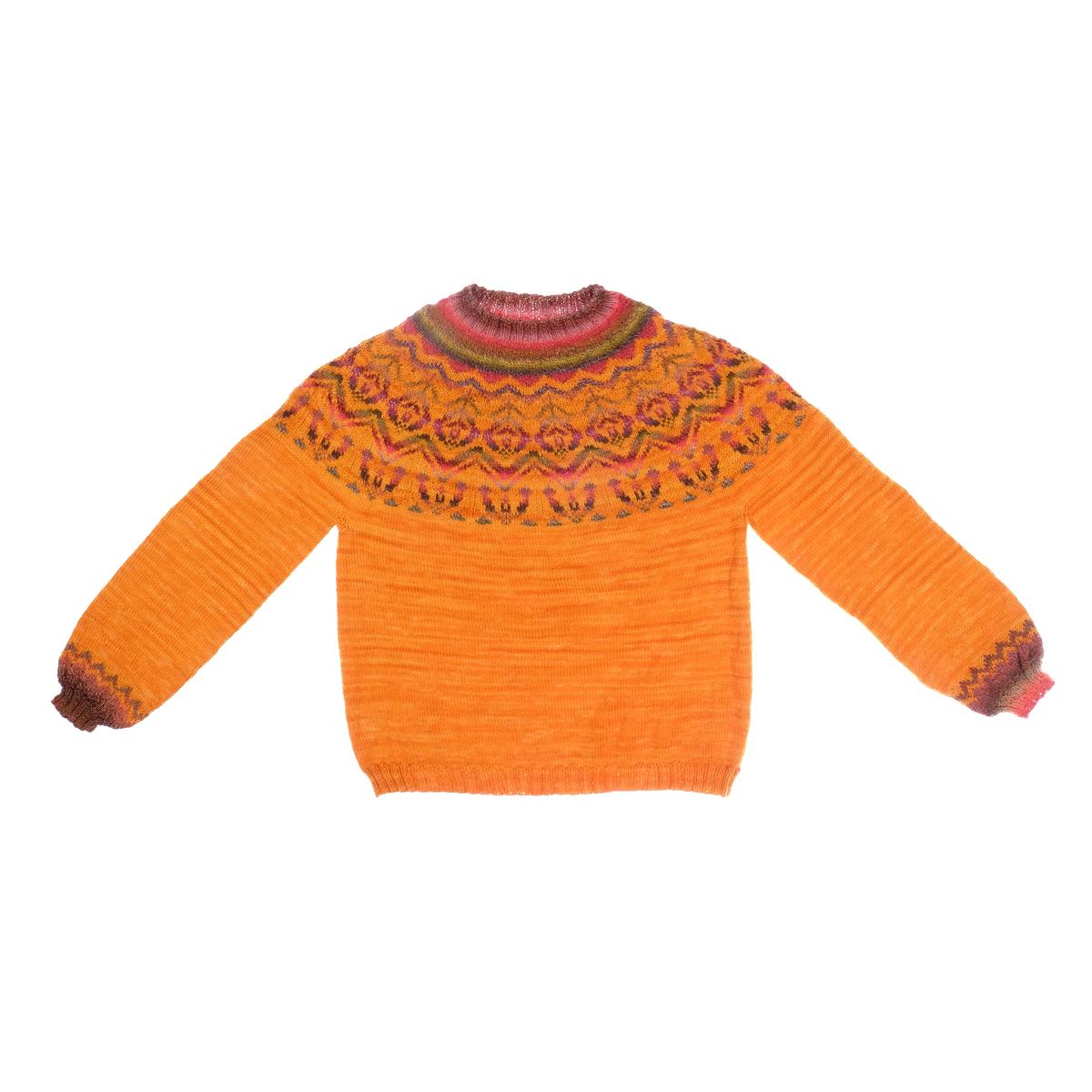 Pullover "Arancia" | Anleitung aus Heft | Stricken | Alessia Taverna