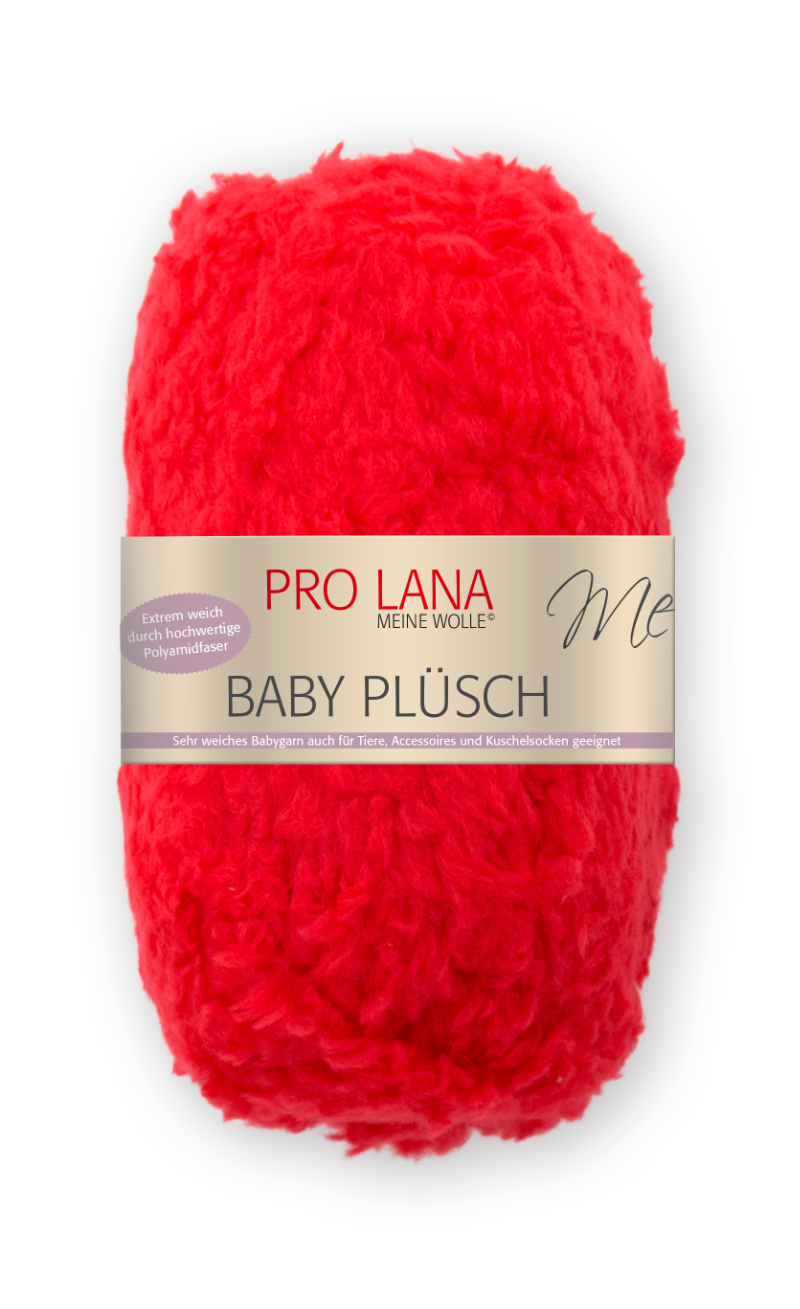 Baby Plüsch von Pro Lana 0030 - rot