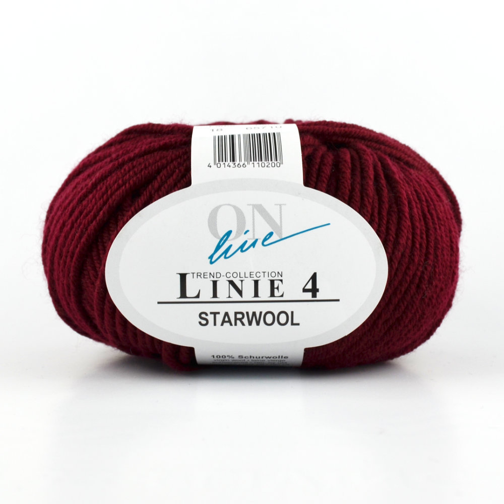 Starwool Linie 4 von ONline 0097 - aubergine