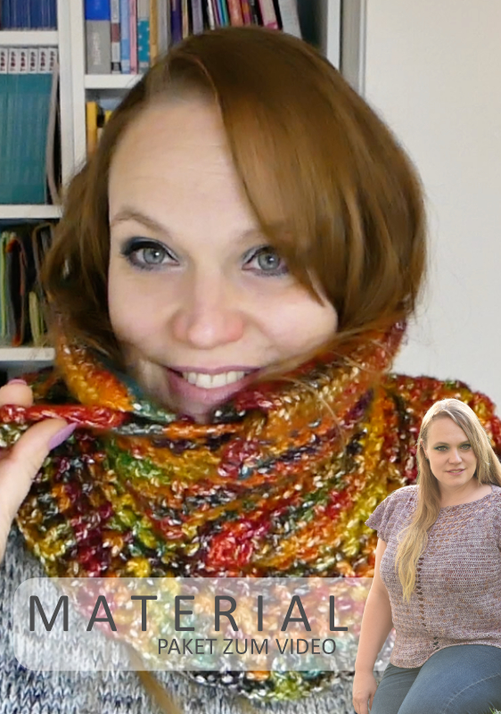 Loop Herbstlaune (gehäkelt) | Anleitungsvideo | Wolle Fano Linie 359  | Stricken | Sylvie Rasch