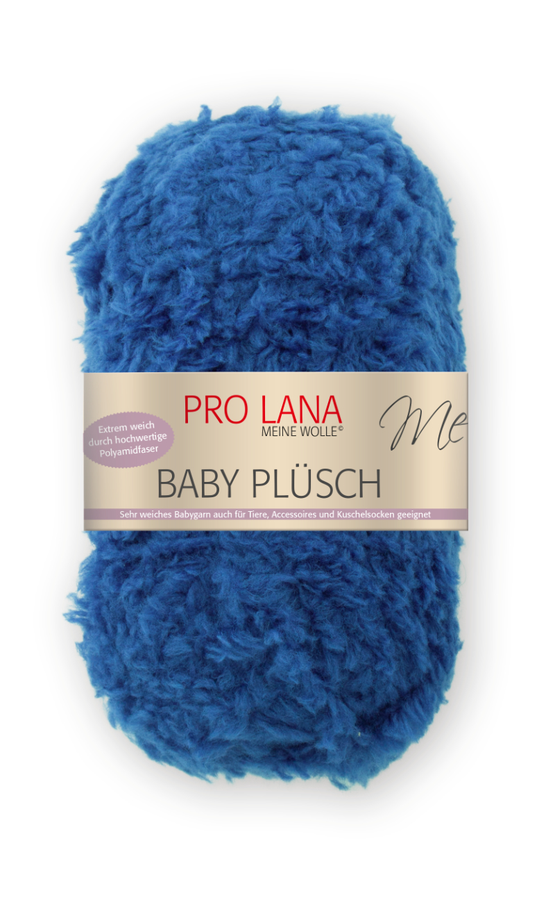 Baby Plüsch von Pro Lana 0051 - royalblau