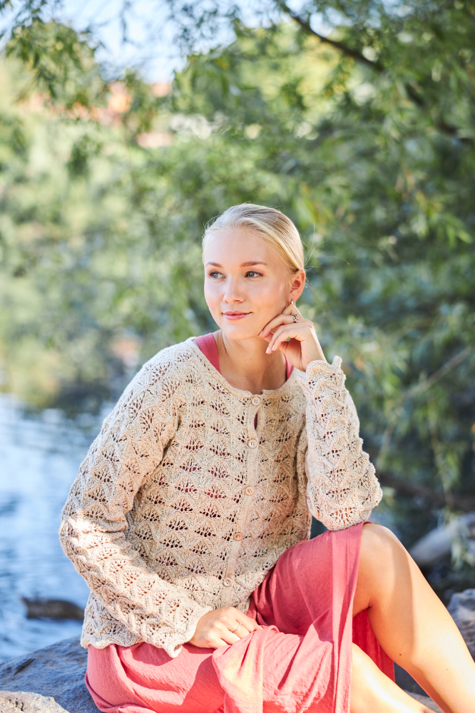 Jacke mit Zackenmuster | Anleitungsheft | Wolle Viva Summer  | Stricken | Regina Bühler, Pro Lana, Christophorus Verlag