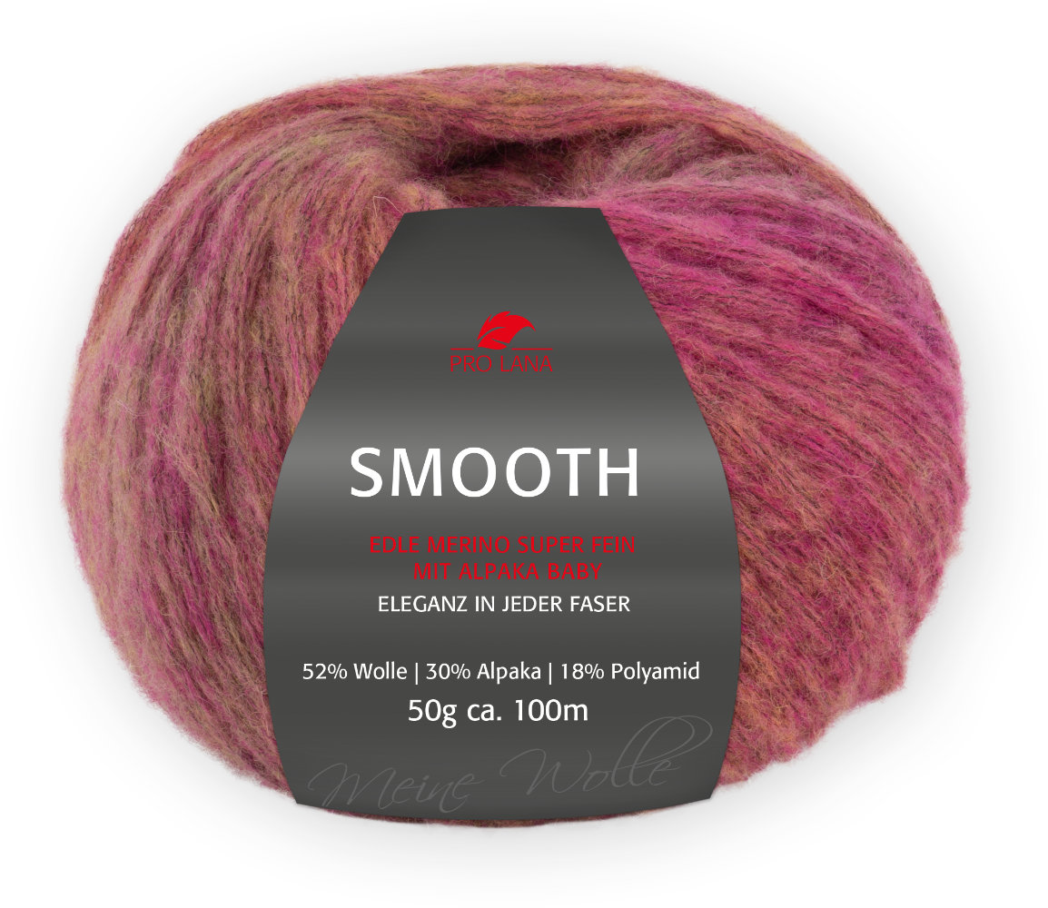 Smooth von Pro Lana 0080 - himbeer color